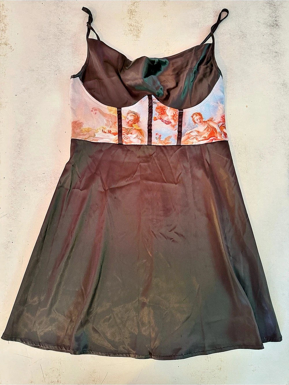 Mini Dress in Black & Pink Like New
